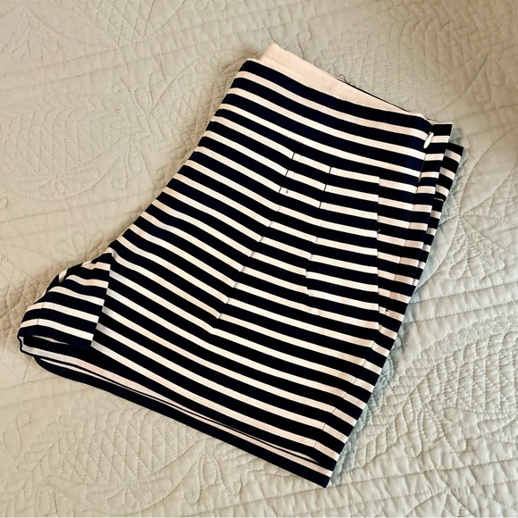 JCrew Factory - Navy/White Striped Shorts - Picture 4 of 5